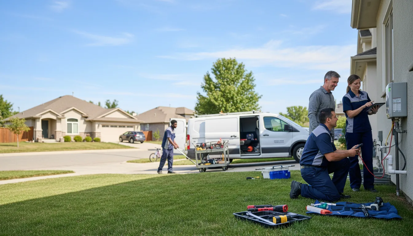Tankless water heater service in Eola, IL